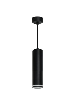 Светильник потолочный Feron ML1708 Barrel LUNA на подвесе  MR16 35W 230V, черный 55*200