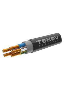 Кабель TOKOV ELECTRIC ППГнг(А)-HF 5х6 ОК (N PE) 0.66кВ (м) ТХМ00409126