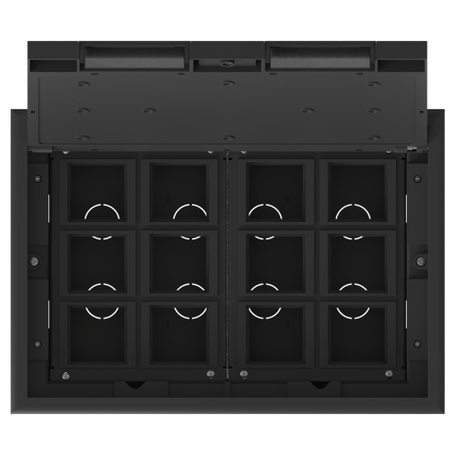 MultiDesk Люк на 24 модулей IP40 для фальшпола с монтажной коробкой, тип MDK10