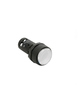 Кнопка с фиксацией с подсветкой OptiSignal Compact D22 C7-PHL-B101 белая 1НЗ 24 В AC/DC XB7NJ01B2