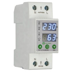 Реле контроля напряжения и тока 1L 230В AC 63А
