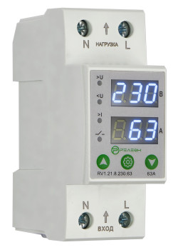 Реле контроля напряжения и тока 1L 230В AC 63А