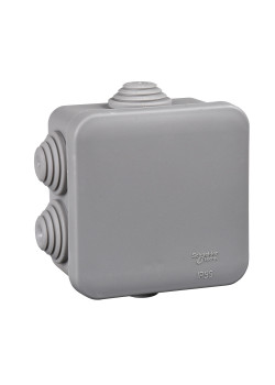 MULTIBOX Коробка распред. откр. установки 70x70x40, габариты 95х95х48, IP55 СЕРАЯ