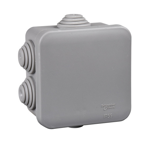 MULTIBOX Коробка распред. откр. установки 70x70x40, габариты 95х95х48, IP55 СЕРАЯ (со стикером) MULTIBOX Коробка распред. откр. установки 70x70x40, габариты 95х95х48, IP55 СЕРАЯ (со стикером)