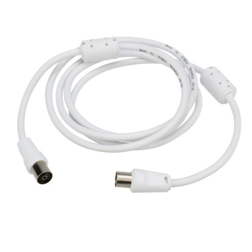 Шнур TV Plug - TV Jack 1.5м бел. Rexant 18-0002 Шнур TV Plug - TV Jack 1.5м бел. Rexant 18-0002