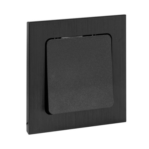 Стокгольм Механизм Выключателя 1-кл. проходного 10А автоматические клеммы черный EKF Стокгольм Механизм Выключателя 1-кл. проходного 10А автоматические клеммы черный EKF