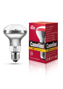 Лампа накаливания MIC R63 60Вт E27 Camelion 8980