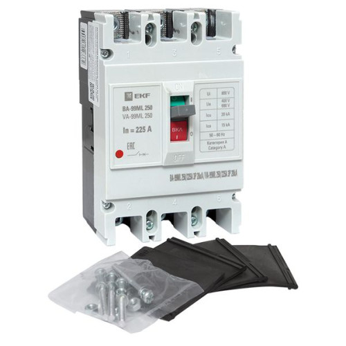 ВА-99МL 250/225А 3P 20кА EKF Basic ВА-99МL 250/225А 3P 20кА EKF Basic