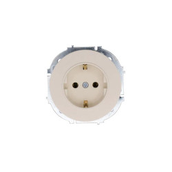 Розетка 1-м OSEN IP20 16А с заземл. ПБТ механизм сл. кость LEZARD 743-9088-122B