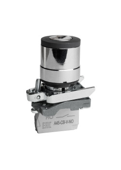 Переключатель OptiSignal D22 C4-SK-21 с ключем 2 положения металл 1НО XB4BG21