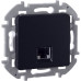 INSPIRIA Розетка компьютерная RJ45 категория 5Е UTP антрацит INSPIRIA Розетка компьютерная RJ45 категория 5Е UTP антрацит