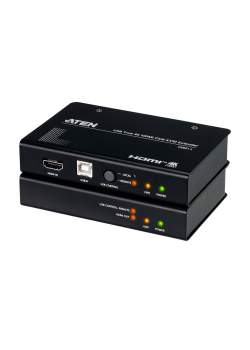 КВМ улинитель USB True 4K HDMI Cat 6 (4K @ 70 m / FHD @ 100 m)/ USB True 4K HDMI Cat 6 KVM Extender (4K @ 70 m / FHD @ 100 m)