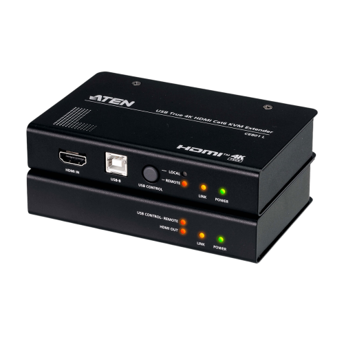 КВМ улинитель USB True 4K HDMI Cat 6 (4K @ 70 m / FHD @ 100 m)/ USB True 4K HDMI Cat 6 KVM Extender (4K @ 70 m / FHD @ 100 m)