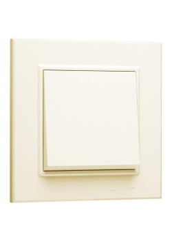 Выключатель 1-кл. СП Karea 10А IP20 крем. Makel 56010001