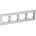 BRITE Рамка 4 -местная РУ-4-1-БрА металл алюминий IEK BRITE Рамка 4 -местная РУ-4-1-БрА металл алюминий IEK