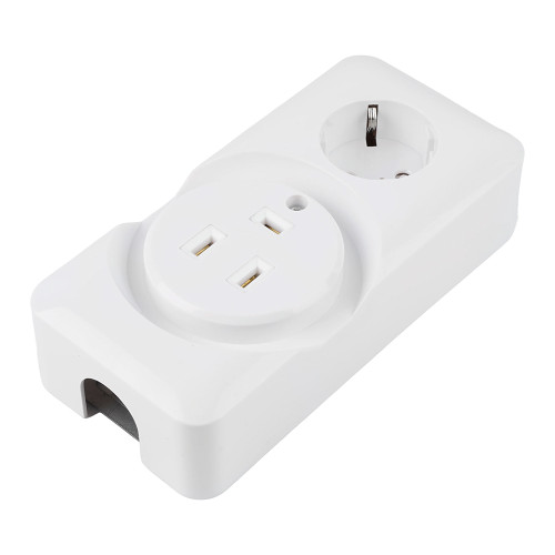 Розетка открытой установки для плит STEKKER PST32-53-20 с/з, 250В, 32А, белый