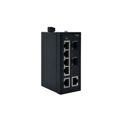 Неуправляемый промышленный коммутатор Ethernet, 6x10/100BaseT, 2x100BaseX SFP