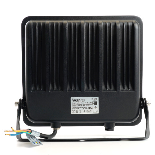 Светодиодный прожектор Feron.PRO LL-1000 IP65 100W 6400K черный Светодиодный прожектор Feron.PRO LL-1000 IP65 100W 6400K черный
