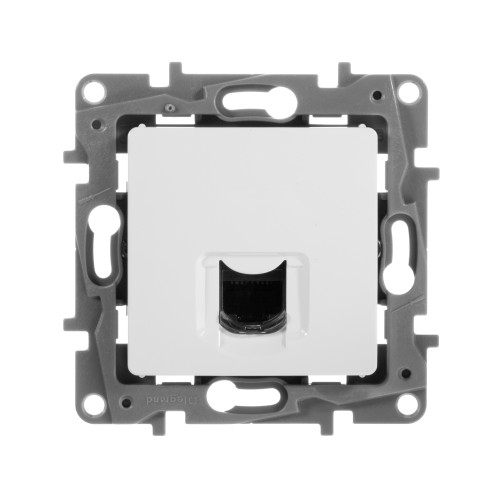 ETIKA Розетка компьютерная RJ45 категория 6 UTP белый ETIKA Розетка компьютерная RJ45 категория 6 UTP белый