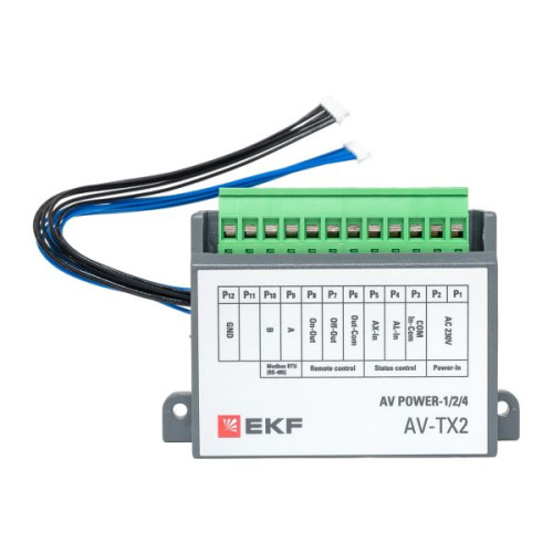 Блок ModBus RTU для ETU x.2 AV POWER-1/2/4 Блок ModBus RTU для ETU x.2 AV POWER-1/2/4