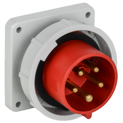 Вилка встраиваемая ССИ-3252 32А-6ч 380В 3P+PE+N IP67 IEK