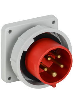 Вилка встраиваемая ССИ-3252 32А-6ч 380В 3P+PE+N IP67 IEK
