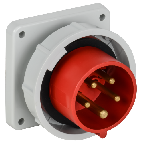 Вилка встраиваемая ССИ-3252 32А-6ч 380В 3P+PE+N IP67 IEK