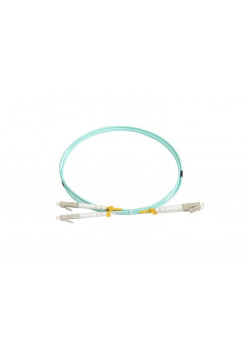 Патч-корд FC-D2-503-LC/PR-LC/PR-H-1M-LSZH-AQ волоконно-оптический (шнур) MM50/125(OM3) LC-LC duplex 10G/40G LSZH 1м Hyperline 34453