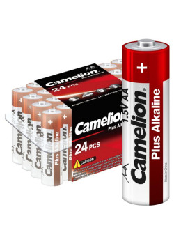 Элемент питания алкалиновый AA/LR6 1.5В Plus Alkaline LR6-PB24 (уп.24шт) Camelion 6752