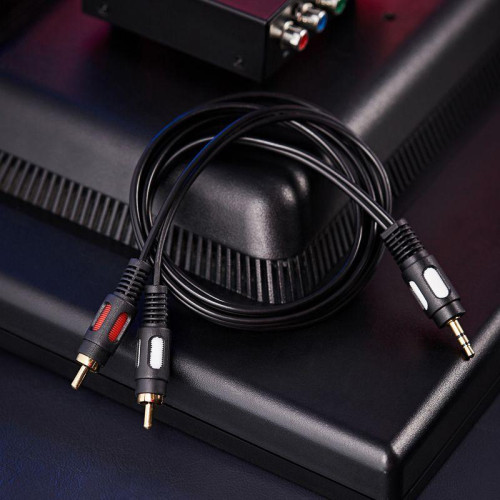 Шнур 3.5 Stereo Plug - 2RCA Plug 1.5м (GOLD) Rexant 17-4232 Шнур 3.5 Stereo Plug - 2RCA Plug 1.5м (GOLD) Rexant 17-4232