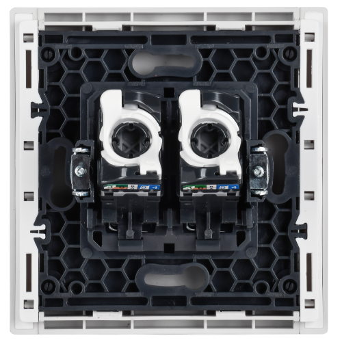 FORTE&PIANO Розетка компьютерная двойная RJ45 кат.5E FP233 белый IEK