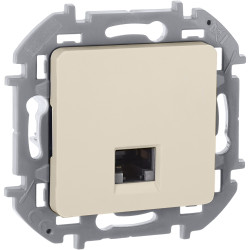 INSPIRIA Розетка компьютерная RJ45 категория 5Е UTP слоновая кость