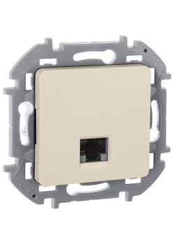INSPIRIA Розетка компьютерная RJ45 категория 5Е UTP слоновая кость