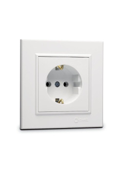 Розетка с/з СП Karea 16А IP20 бел. Makel 56001028