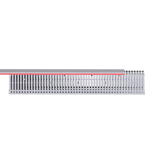 Короб перфорированный, серый RL6 80x80 Короб перфорированный, серый RL6 80x80