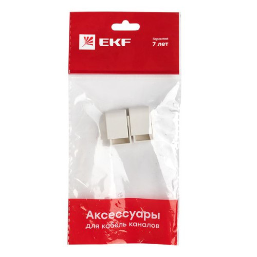 Заглушка (15x10) (4 шт) белая EKF-Plast Заглушка (15x10) (4 шт) белая EKF-Plast