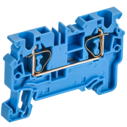 ARMAFIX Клемма пружинная CX4 BU 4мм2 проходная синяя IEK