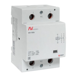 Контактор модульный КМ 100А 2NO 230В АС (3 мод.) AVERES EKF