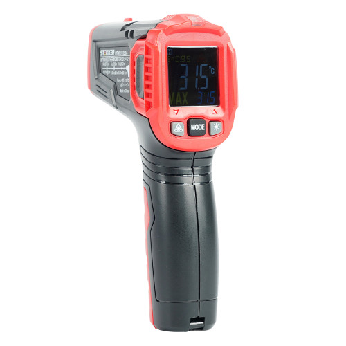 MTM HT650A Дистанционный измеритель температуры (пирометр), 2 батареи тип ААА 1,5В, черный/красный MTM HT650A Дистанционный измеритель температуры (пирометр), 2 батареи тип ААА 1,5В, черный/красный