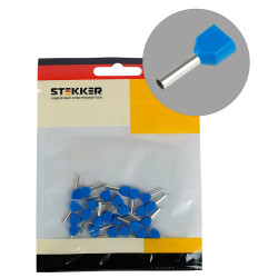 LD406-7508 Наконечник штыревой втулочный изолированный НШВИ(2) 0,75-8 (DIY упаковка 25 шт)