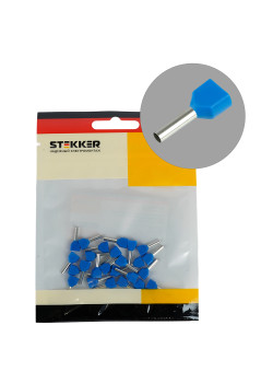 LD406-7508 Наконечник штыревой втулочный изолированный НШВИ(2) 0,75-8 (DIY упаковка 25 шт)