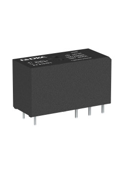 Реле миниатюрное низкопрофильное, 2CO, ком. ток 8А, AgSnO2, напряжение 24V AC