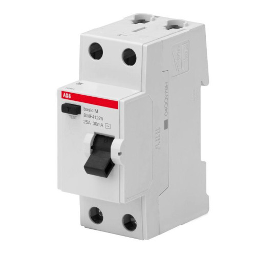 Выключатель диф. тока 2п 25А 30мА тип AC Basic M BMF41225 ABB 2CSF602041R1250