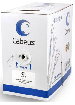 Cabeus FTP-4P-CAT.5E-SOLID-LSZH-GY
