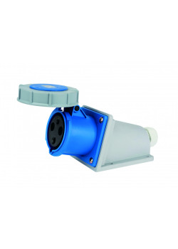Розетка стационарная РС-103 143W 2Р+РЕ 125А 220В IP67