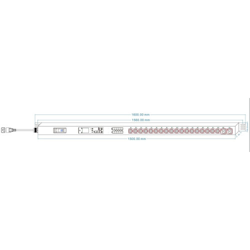 Powercom PDU-16AVMS20-18C13-2C19