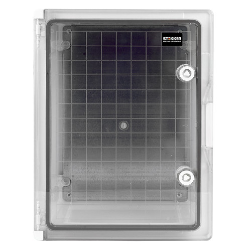 Корпус пластиковый ЩМПп STEKKER EBX60-6/06-65 IP65 c прозрачной дверью (400*300*165) пластик, серия ArcaWP65+ Корпус пластиковый ЩМПп STEKKER EBX60-6/06-65 IP65 c прозрачной дверью (400*300*165) пластик, серия ArcaWP65+