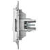 FLITE Розетка 2-местная RJ45/RJ11 категория 5Е/3 UTP РКТ5е/3-2-0-ФлБ белый IEK FLITE Розетка 2-местная RJ45/RJ11 категория 5Е/3 UTP РКТ5е/3-2-0-ФлБ белый IEK