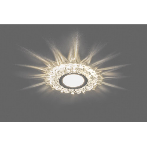 Светильник встраиваемый с белой LED подсветкой Feron CD926 потолочный MR16 G5.3 прозрачный