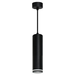 Светильник потолочный Feron ML1708 Barrel LUNA на подвесе  MR16 35W 230V, черный 55*280